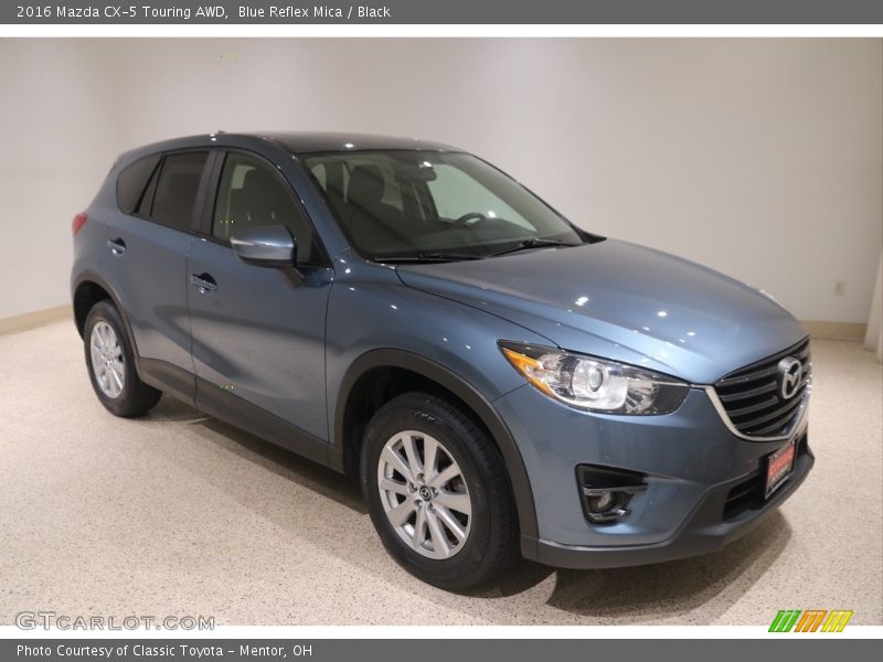 Blue Reflex Mica / Black 2016 Mazda CX-5 Touring AWD
