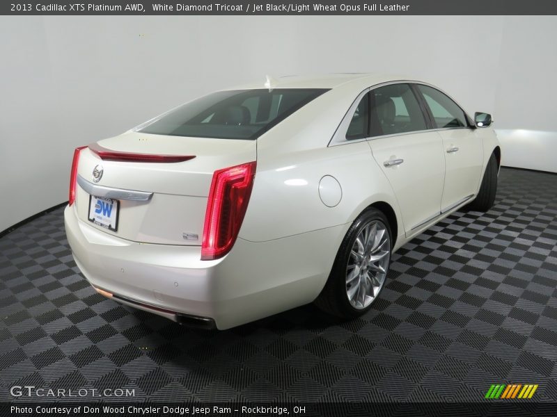 White Diamond Tricoat / Jet Black/Light Wheat Opus Full Leather 2013 Cadillac XTS Platinum AWD