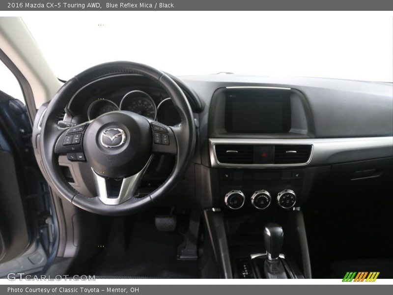 Blue Reflex Mica / Black 2016 Mazda CX-5 Touring AWD
