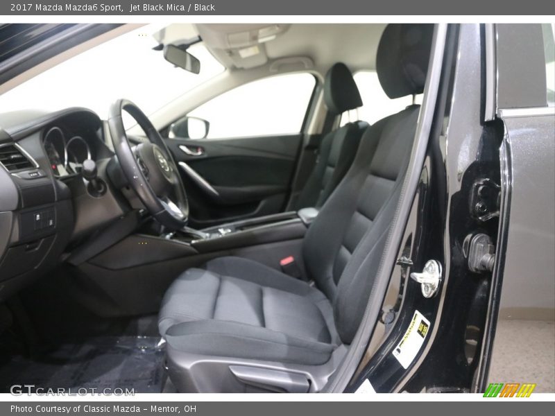 Jet Black Mica / Black 2017 Mazda Mazda6 Sport