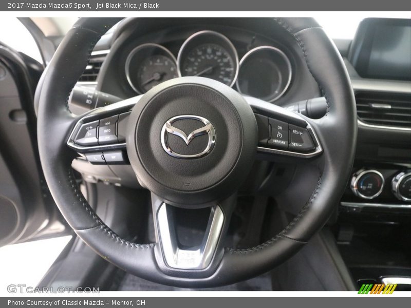 Jet Black Mica / Black 2017 Mazda Mazda6 Sport