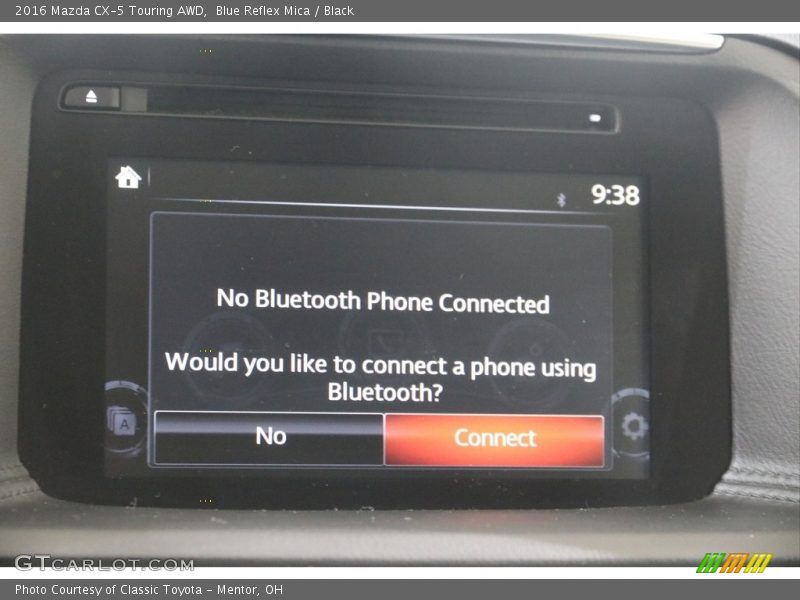 Blue Reflex Mica / Black 2016 Mazda CX-5 Touring AWD