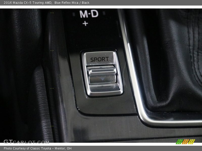 Blue Reflex Mica / Black 2016 Mazda CX-5 Touring AWD