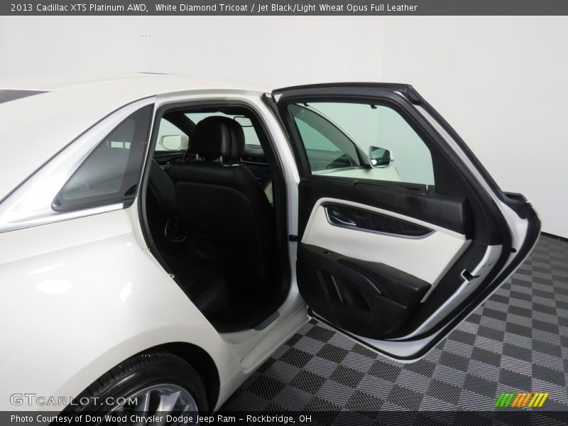 White Diamond Tricoat / Jet Black/Light Wheat Opus Full Leather 2013 Cadillac XTS Platinum AWD
