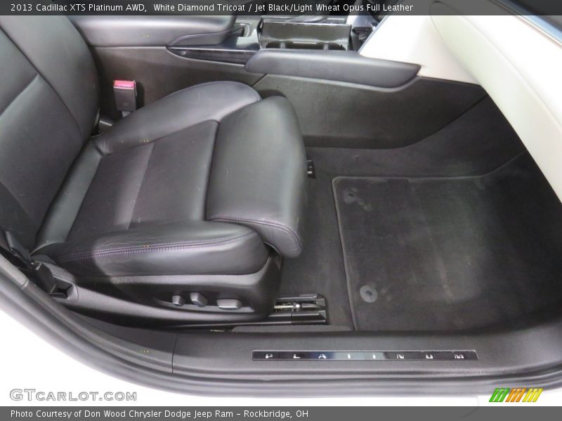 White Diamond Tricoat / Jet Black/Light Wheat Opus Full Leather 2013 Cadillac XTS Platinum AWD