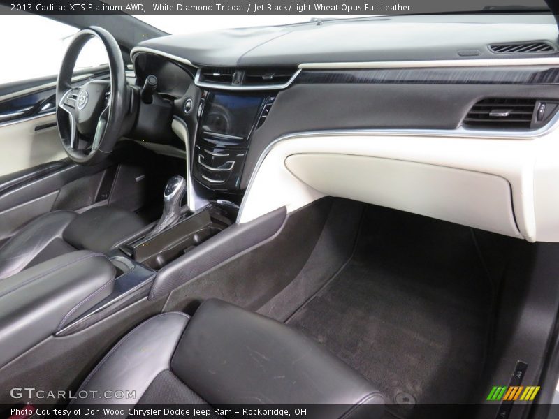 White Diamond Tricoat / Jet Black/Light Wheat Opus Full Leather 2013 Cadillac XTS Platinum AWD