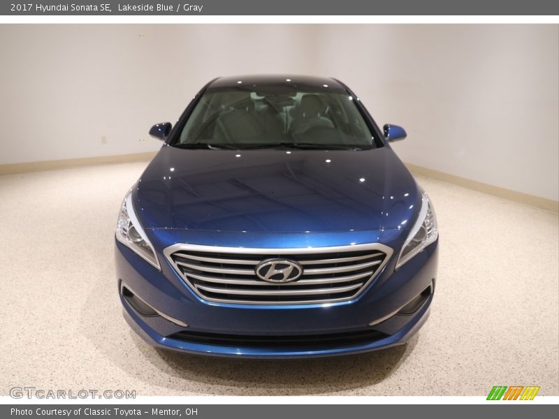 Lakeside Blue / Gray 2017 Hyundai Sonata SE