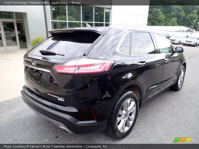 Agate Black / Ebony 2019 Ford Edge Titanium AWD