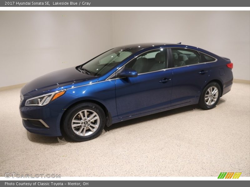 Lakeside Blue / Gray 2017 Hyundai Sonata SE