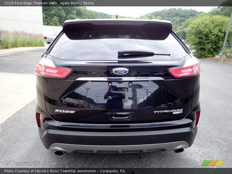 Agate Black / Ebony 2019 Ford Edge Titanium AWD