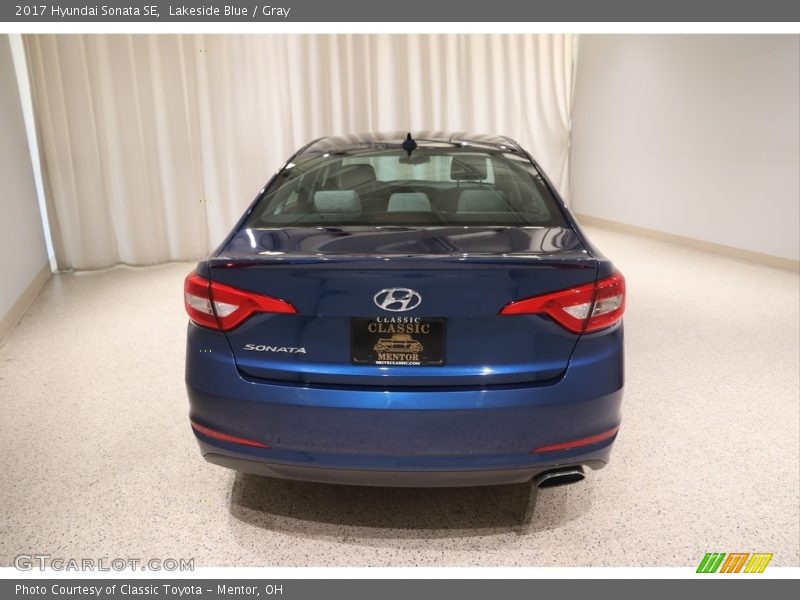Lakeside Blue / Gray 2017 Hyundai Sonata SE
