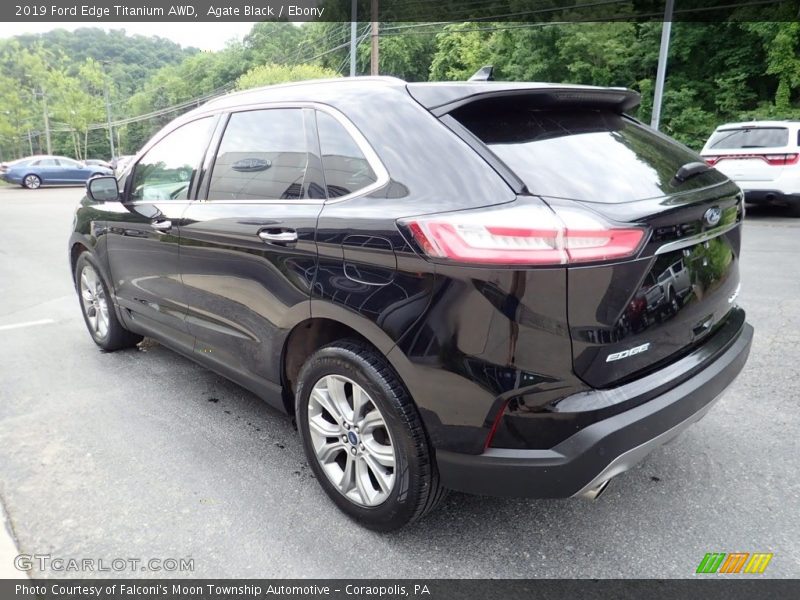 Agate Black / Ebony 2019 Ford Edge Titanium AWD