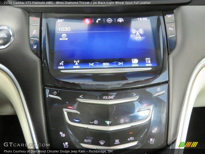 White Diamond Tricoat / Jet Black/Light Wheat Opus Full Leather 2013 Cadillac XTS Platinum AWD