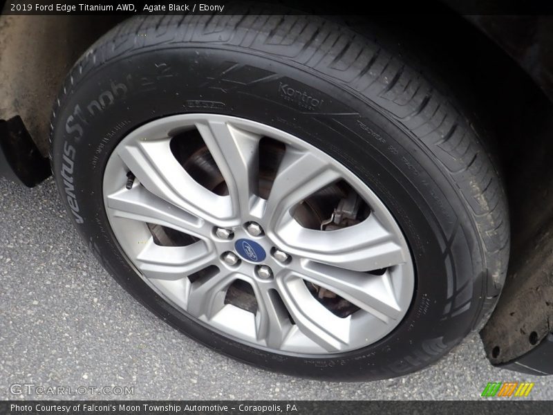 Agate Black / Ebony 2019 Ford Edge Titanium AWD