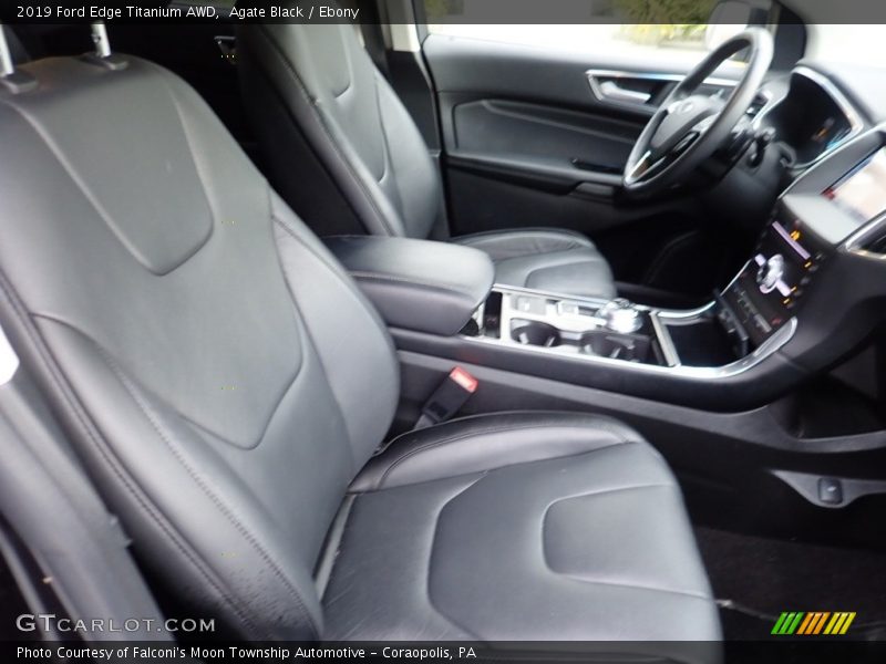 Agate Black / Ebony 2019 Ford Edge Titanium AWD