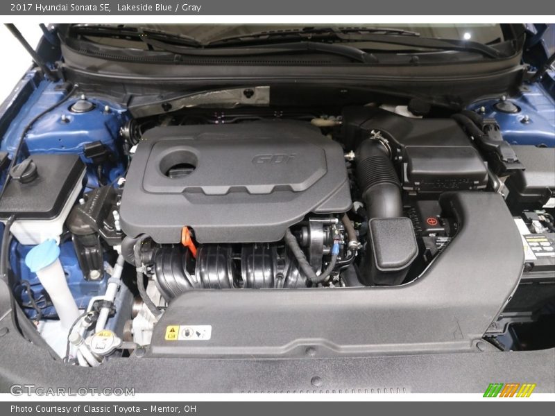 Lakeside Blue / Gray 2017 Hyundai Sonata SE