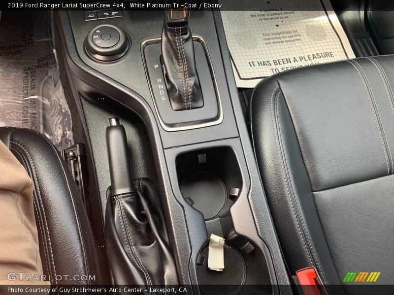 White Platinum Tri-Coat / Ebony 2019 Ford Ranger Lariat SuperCrew 4x4