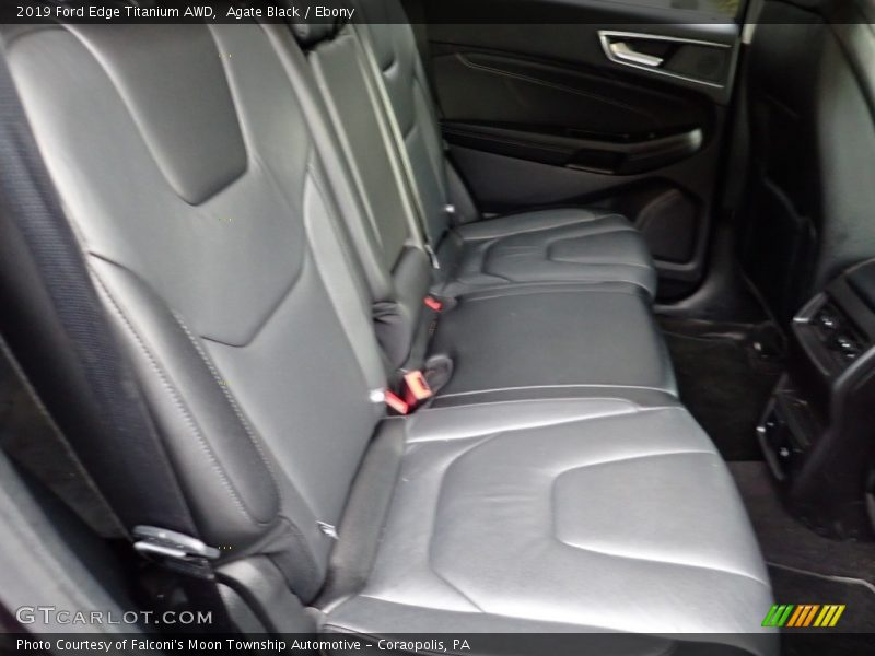 Agate Black / Ebony 2019 Ford Edge Titanium AWD
