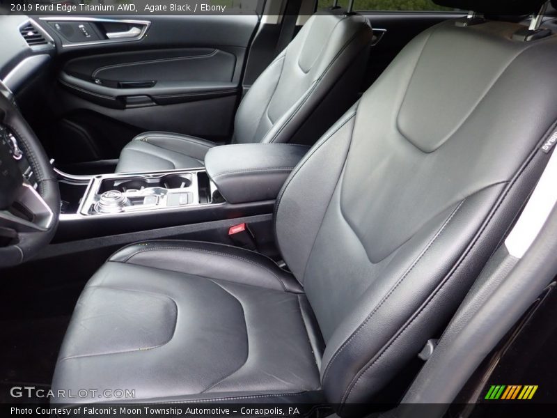 Agate Black / Ebony 2019 Ford Edge Titanium AWD