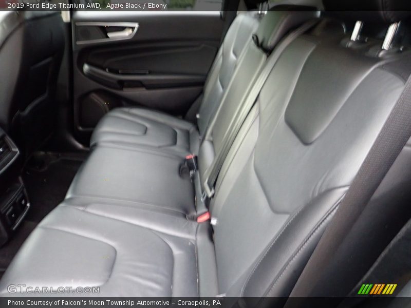 Agate Black / Ebony 2019 Ford Edge Titanium AWD