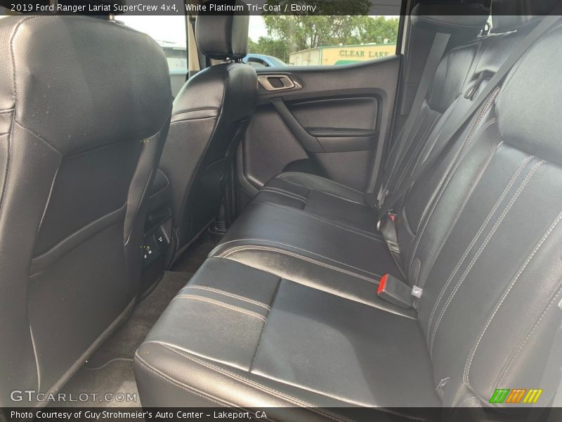 White Platinum Tri-Coat / Ebony 2019 Ford Ranger Lariat SuperCrew 4x4