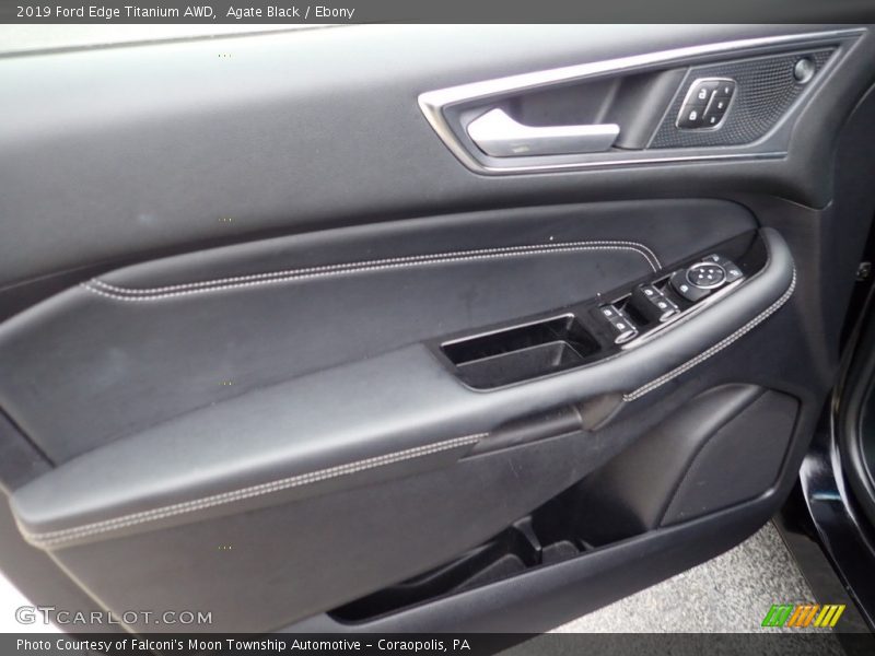 Agate Black / Ebony 2019 Ford Edge Titanium AWD