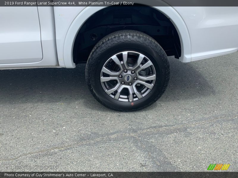 White Platinum Tri-Coat / Ebony 2019 Ford Ranger Lariat SuperCrew 4x4