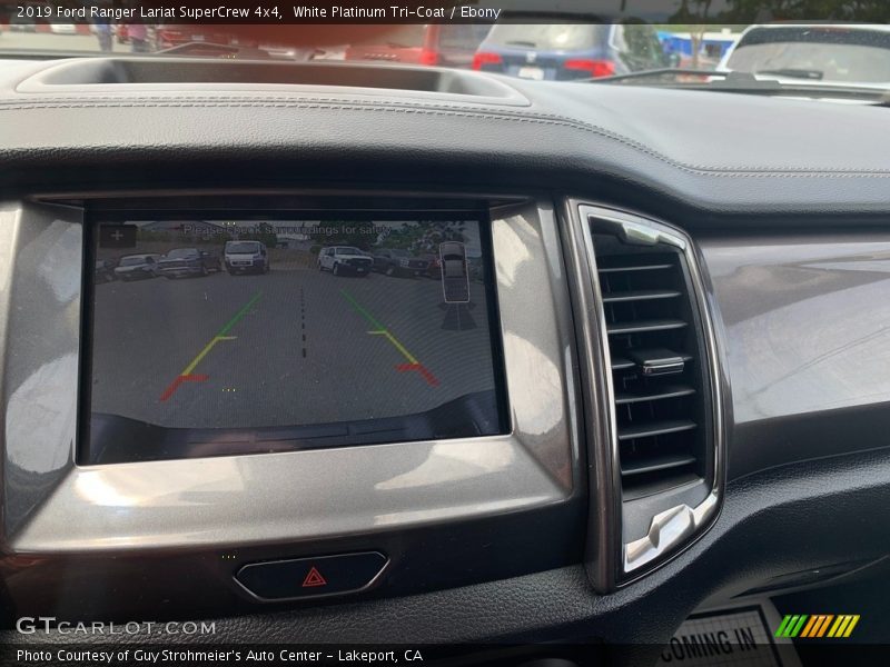 White Platinum Tri-Coat / Ebony 2019 Ford Ranger Lariat SuperCrew 4x4