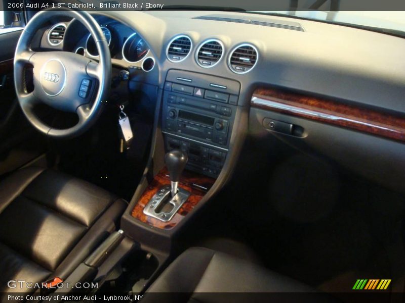 Brilliant Black / Ebony 2006 Audi A4 1.8T Cabriolet