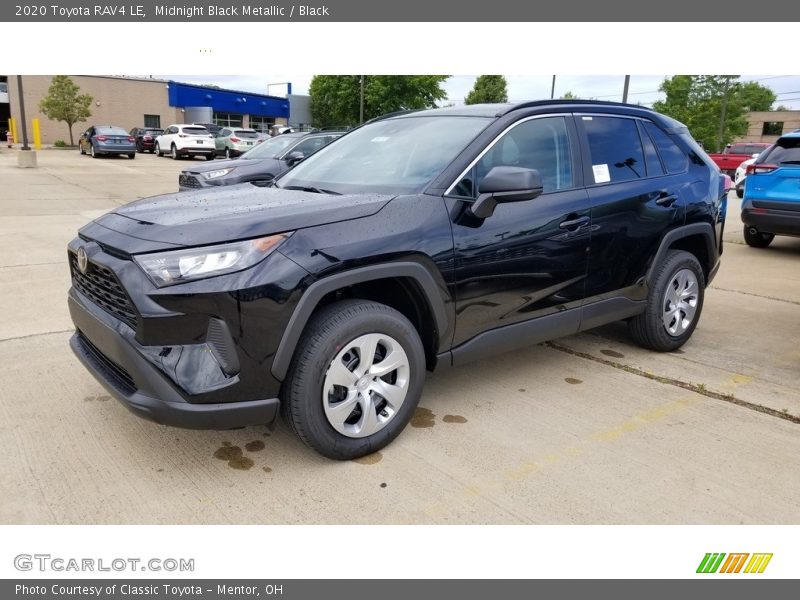 Midnight Black Metallic / Black 2020 Toyota RAV4 LE