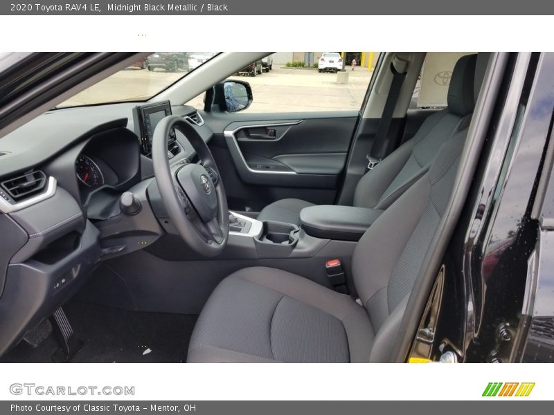 Midnight Black Metallic / Black 2020 Toyota RAV4 LE