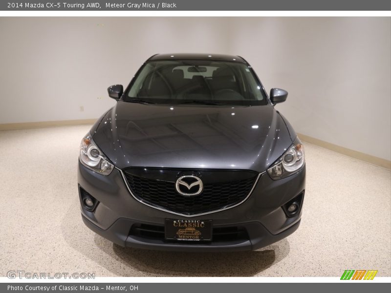 Meteor Gray Mica / Black 2014 Mazda CX-5 Touring AWD