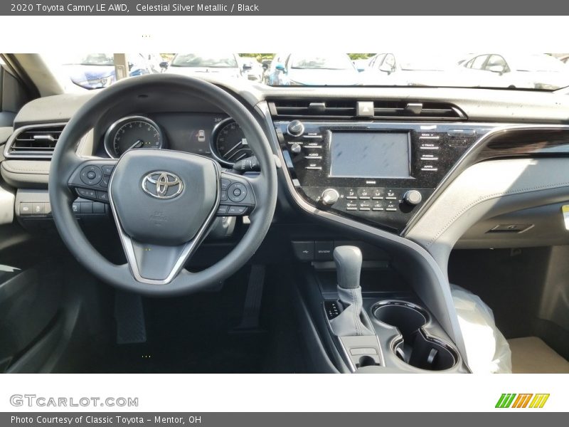 Celestial Silver Metallic / Black 2020 Toyota Camry LE AWD
