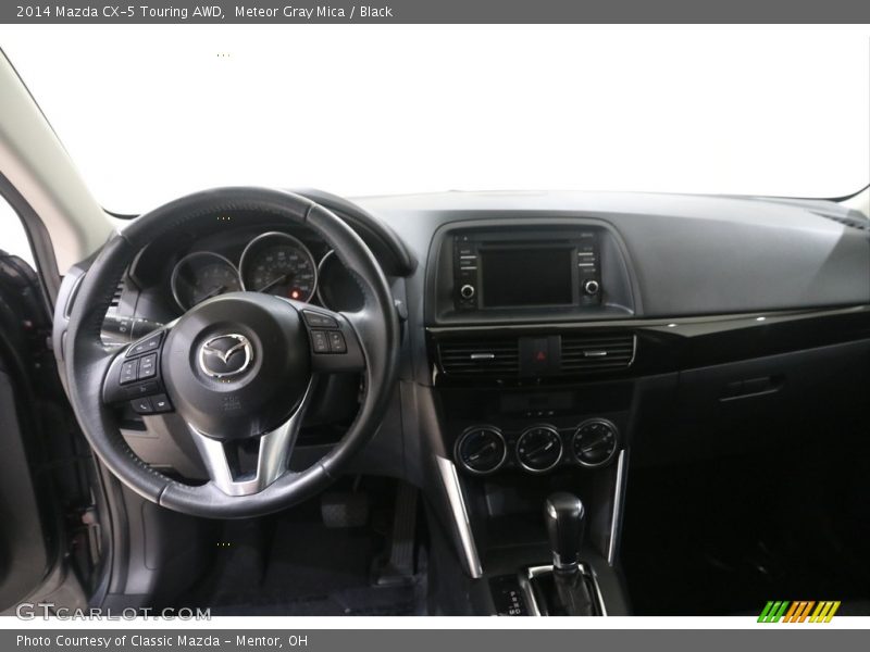 Meteor Gray Mica / Black 2014 Mazda CX-5 Touring AWD