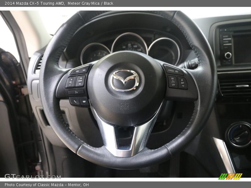 Meteor Gray Mica / Black 2014 Mazda CX-5 Touring AWD