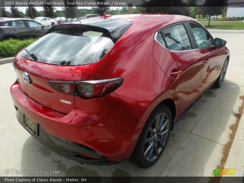 Soul Red Crystal Metallic / Greige 2020 Mazda MAZDA3 Hatchback