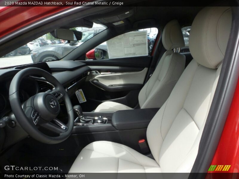 Soul Red Crystal Metallic / Greige 2020 Mazda MAZDA3 Hatchback