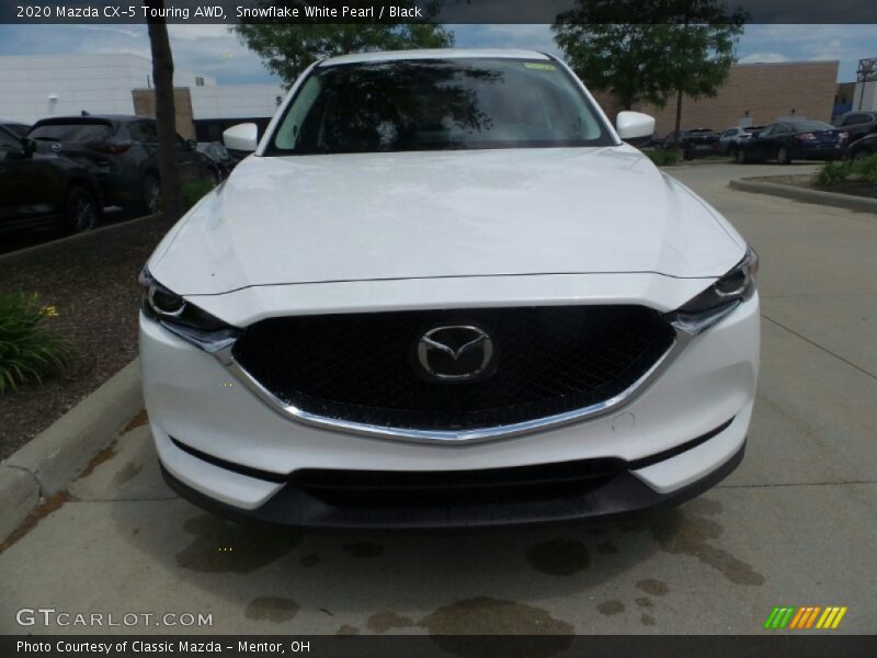 Snowflake White Pearl / Black 2020 Mazda CX-5 Touring AWD