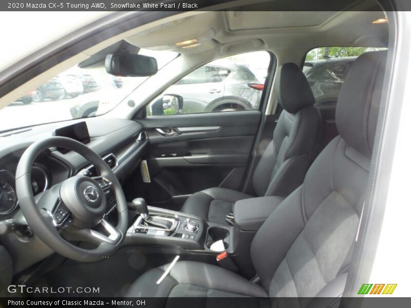 Snowflake White Pearl / Black 2020 Mazda CX-5 Touring AWD