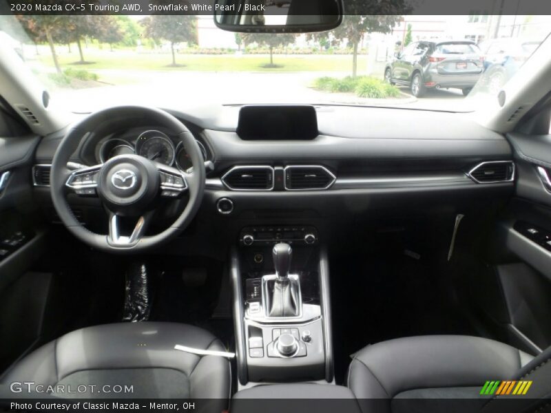 Snowflake White Pearl / Black 2020 Mazda CX-5 Touring AWD
