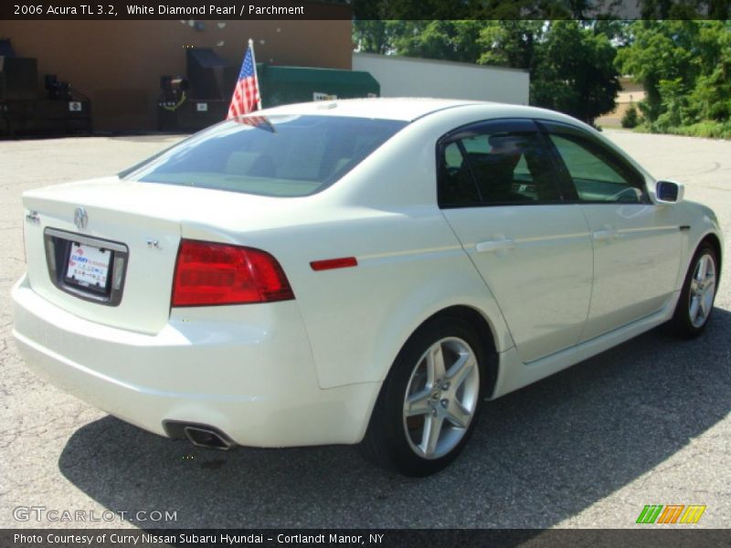 White Diamond Pearl / Parchment 2006 Acura TL 3.2