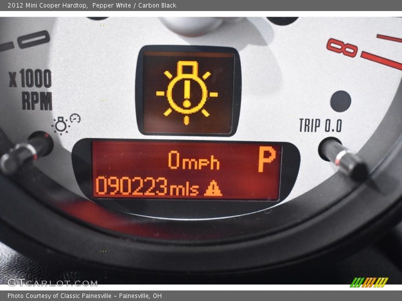 Pepper White / Carbon Black 2012 Mini Cooper Hardtop