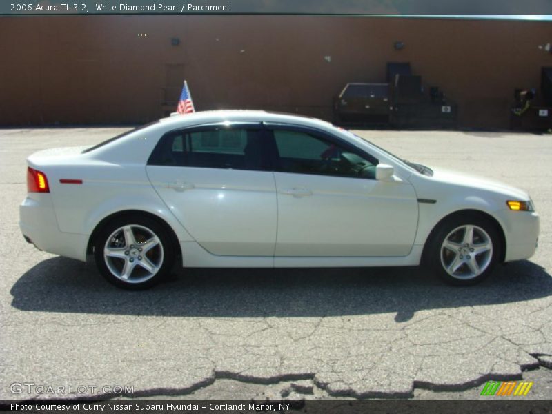 White Diamond Pearl / Parchment 2006 Acura TL 3.2