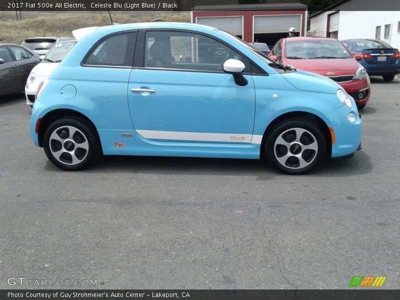  2017 500e All Electric Celeste Blu (Light Blue)