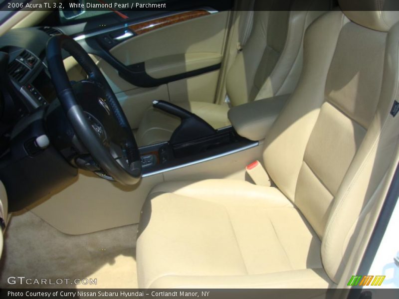 White Diamond Pearl / Parchment 2006 Acura TL 3.2