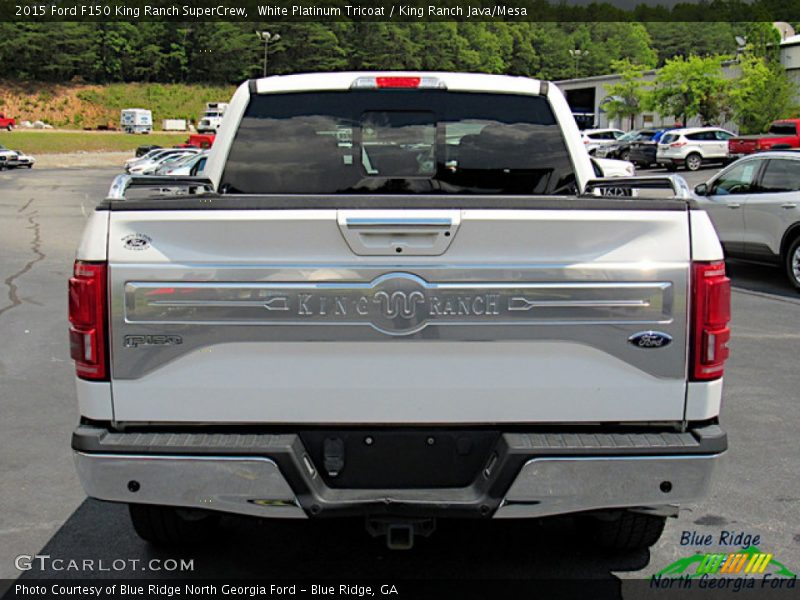 White Platinum Tricoat / King Ranch Java/Mesa 2015 Ford F150 King Ranch SuperCrew