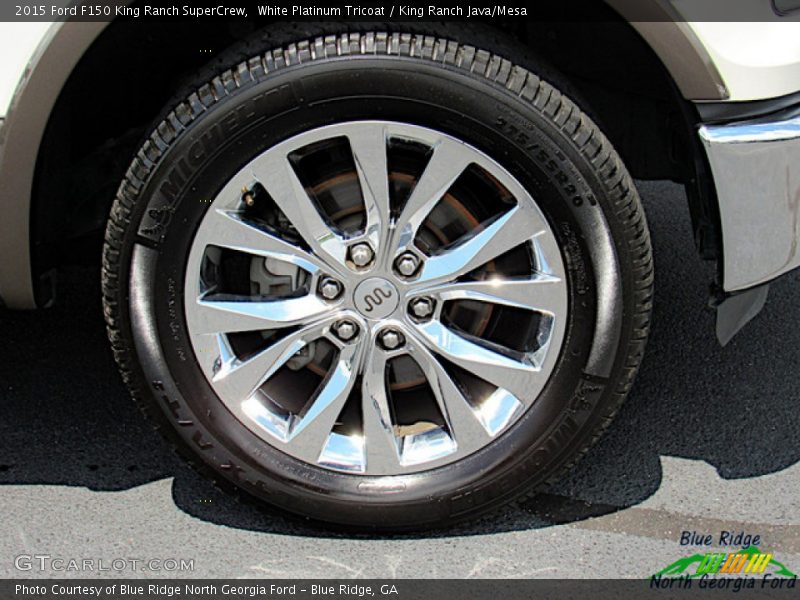 White Platinum Tricoat / King Ranch Java/Mesa 2015 Ford F150 King Ranch SuperCrew