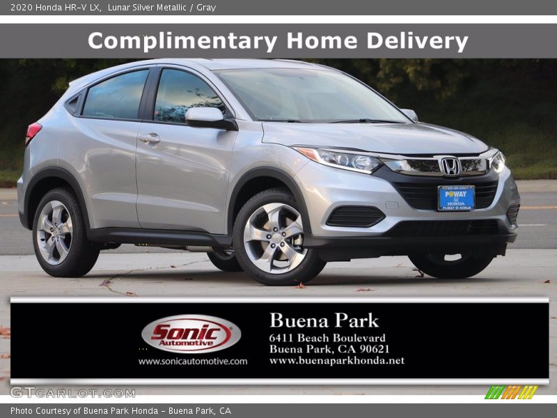 Lunar Silver Metallic / Gray 2020 Honda HR-V LX