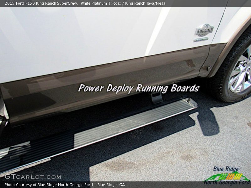 White Platinum Tricoat / King Ranch Java/Mesa 2015 Ford F150 King Ranch SuperCrew