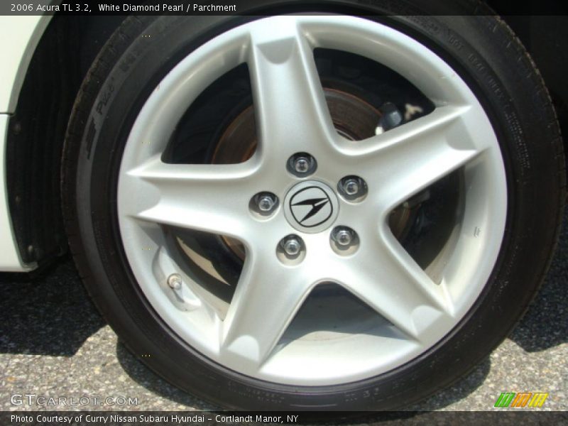 White Diamond Pearl / Parchment 2006 Acura TL 3.2